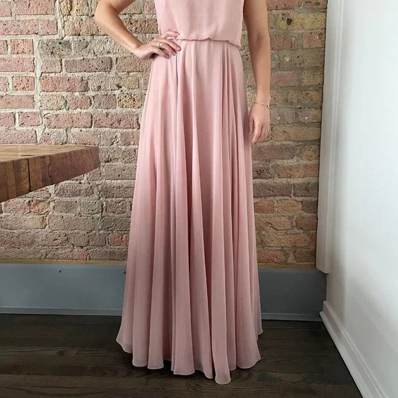 Jenny Yoo chiffon dress - Picture 2 of 4